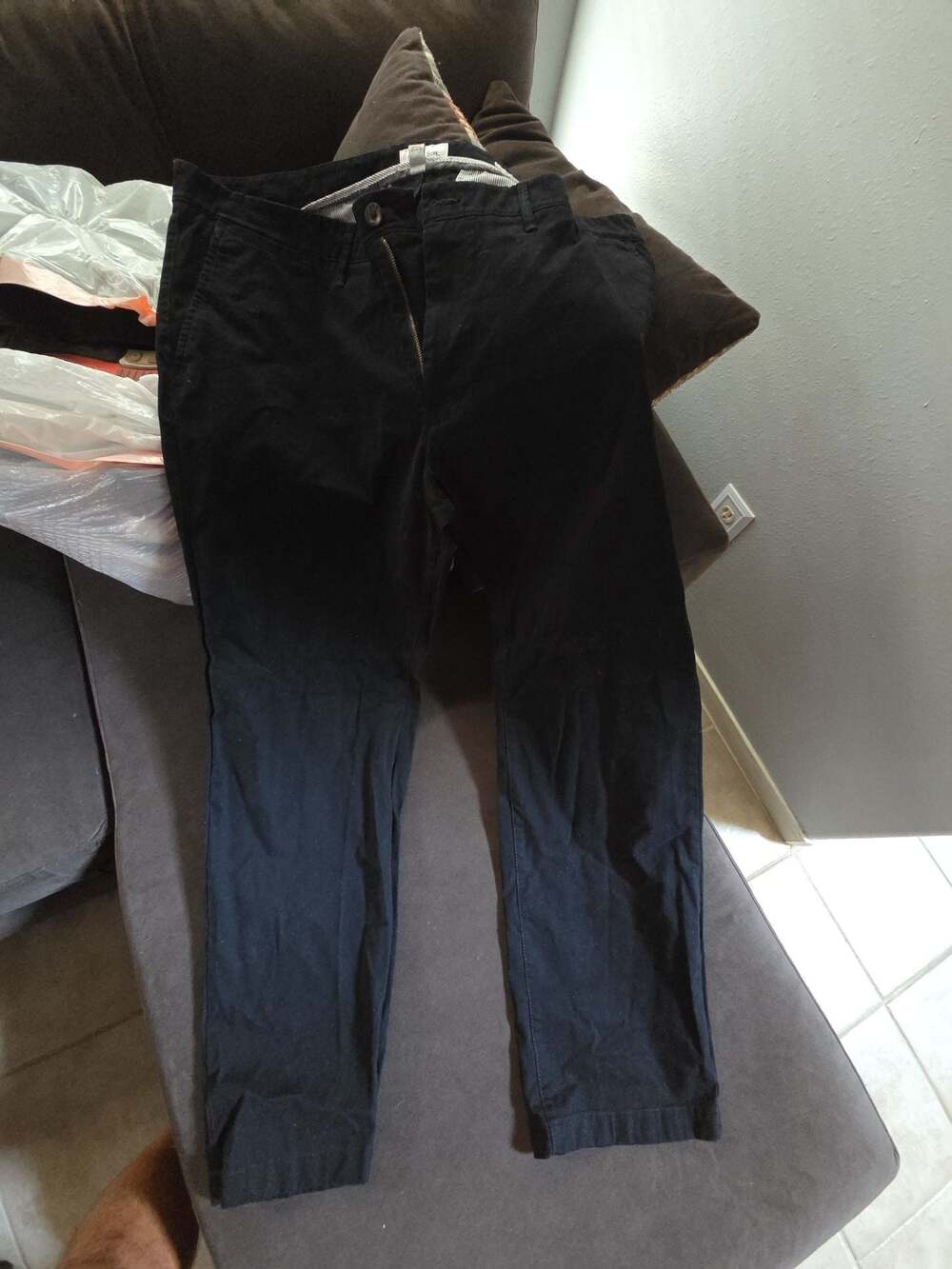 Goodfellow & Co Men's Black Chino Pants Slim Fit